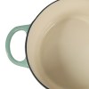 toque 4l enamel dutch oven pot in green colour toque 4l enamel dutch oven pot in green colour