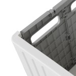 folding shopping trolley cart portable beige