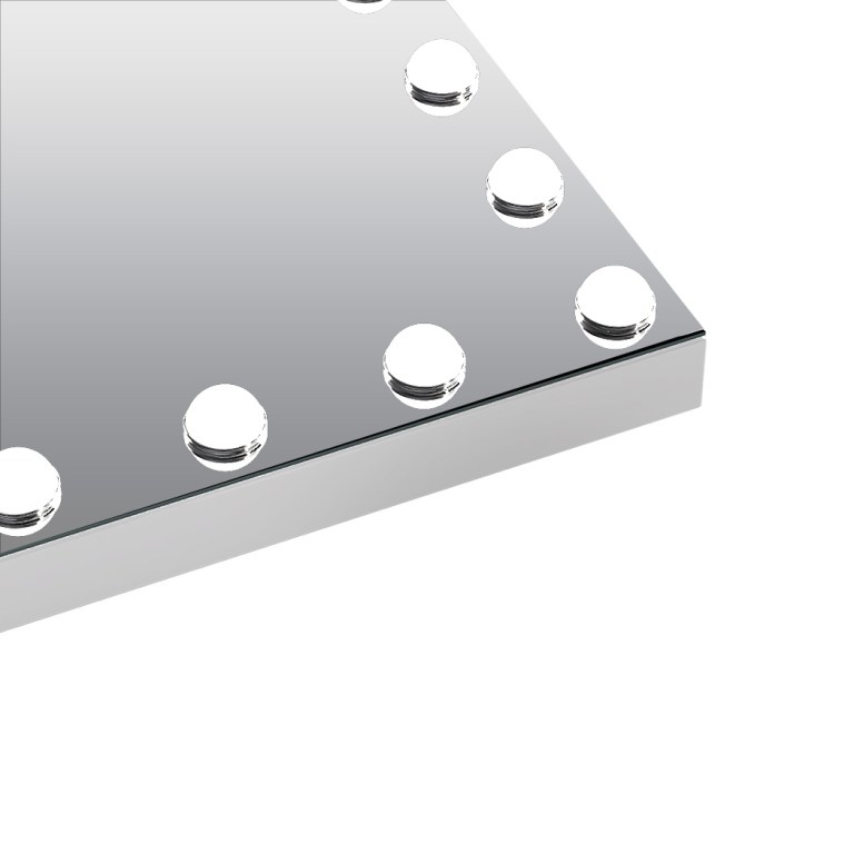 yezi led hollywood makeup mirror 45x58cm