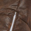 marlow bean bag chair cover pu indoor dark brown