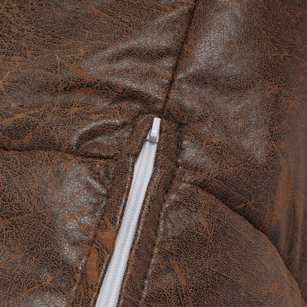 marlow bean bag chair cover pu indoor dark brown