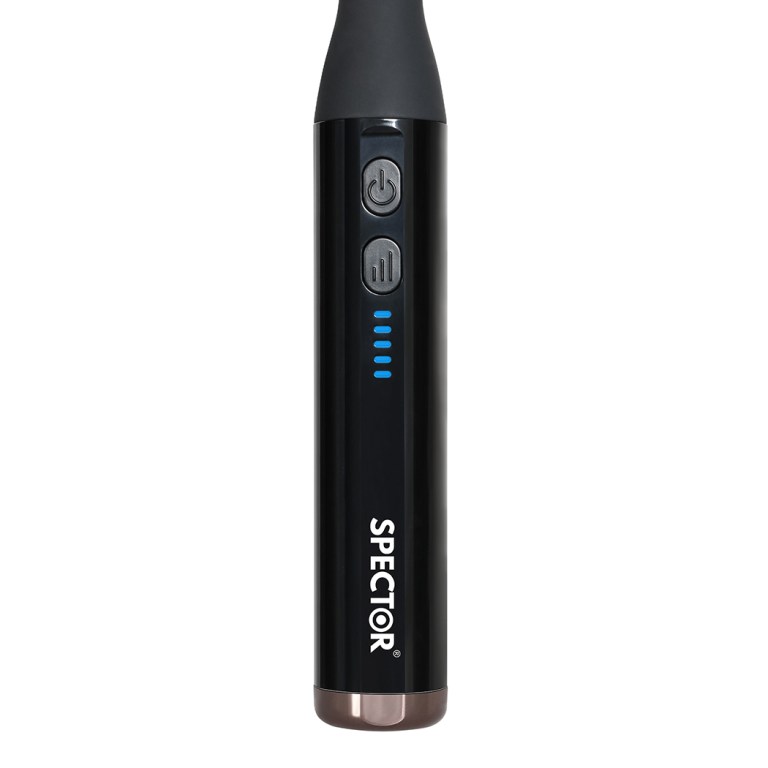 spector extended handle massage gun black