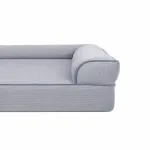 pawz cooling orthopedic dog bed waterproof lining washable memory foam grey m
