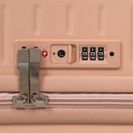 slimbridge 26" luggage wide handle hard case pink slimbridge 26" luggage wide handle hard case pink