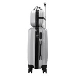 slimbridge 2pcs 20"travel luggage set grey