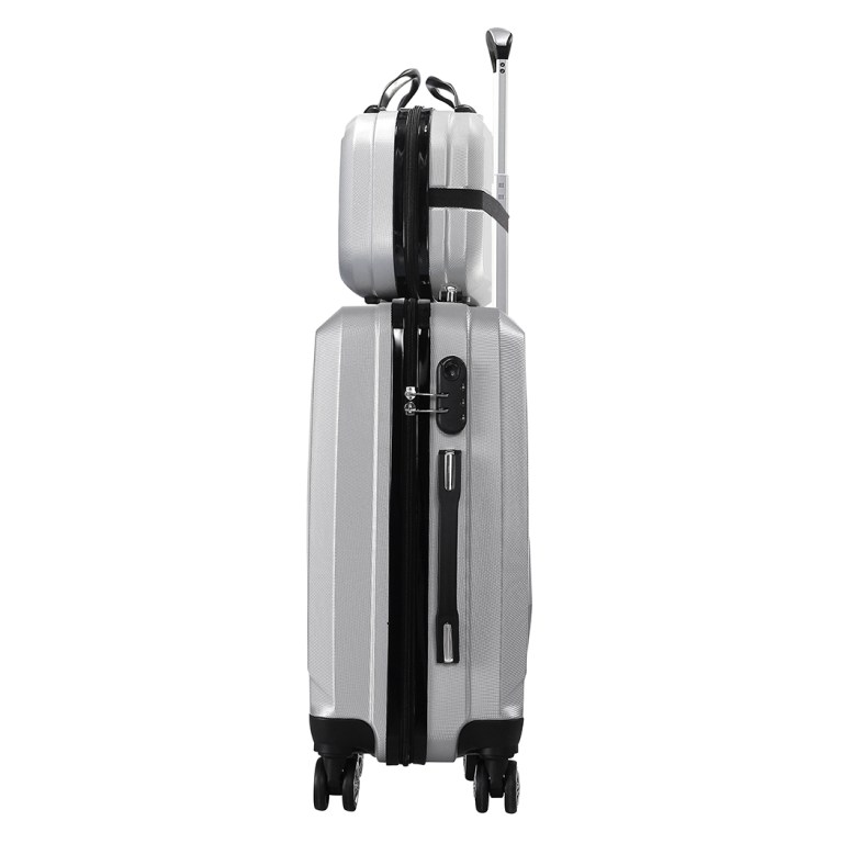 slimbridge 2pcs 20"travel luggage set grey