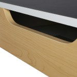 levede kids table and chairs set 3 in 1 chalkboard storage learning dining desk