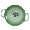 toque 4l enamel dutch oven pot in green colour toque 4l enamel dutch oven pot in green colour