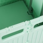 folding shopping trolley cart portable green folding shopping trolley cart portable green