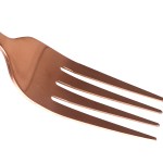 stainless steel cutlery set glossy knife rose gold