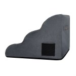 pawz 3 steps pet stairs dog ramp high density foam grey pawz 3 steps pet stairs dog ramp high density foam grey