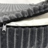 pawz l size orthopedic dog bed with corduroy removable cover waterproof washable grey