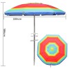 mountview 2.2m outdoor beach umbrellas sand colorful mountview 2.2m outdoor beach umbrellas sand colorful