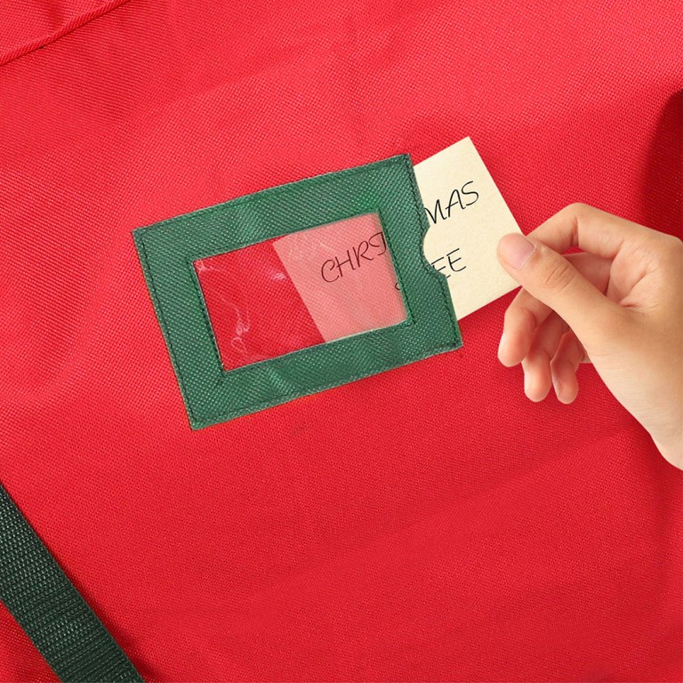 christmas tree storage bag large red