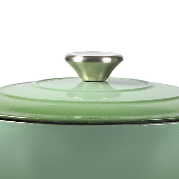 toque 4l enamel dutch oven pot in green colour toque 4l enamel dutch oven pot in green colour