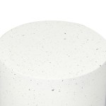 levede side table terrazzo round end