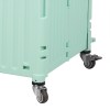 folding shopping trolley cart portable green folding shopping trolley cart portable green