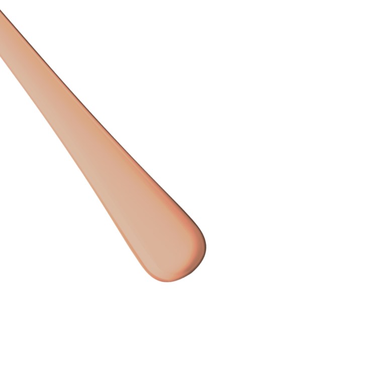 stainless steel cutlery set glossy knife rose gold