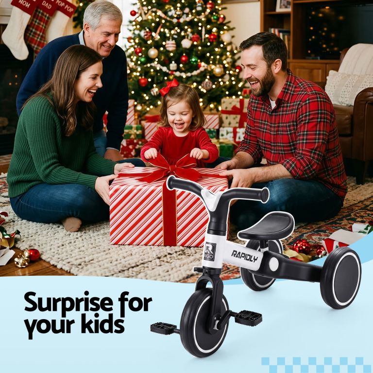 rigo tricycle bike, kids bike with 3 wheels, carbon steel 70cm white rigo tricycle bike, kids bike with 3 wheels, carbon steel 70cm white