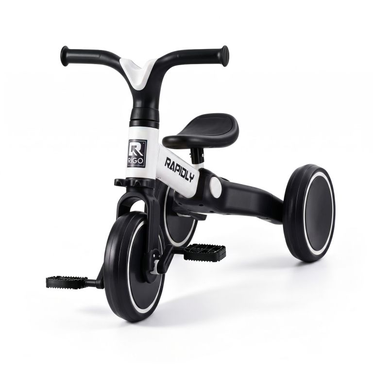 rigo tricycle bike, kids bike with 3 wheels, carbon steel 70cm white rigo tricycle bike, kids bike with 3 wheels, carbon steel 70cm white
