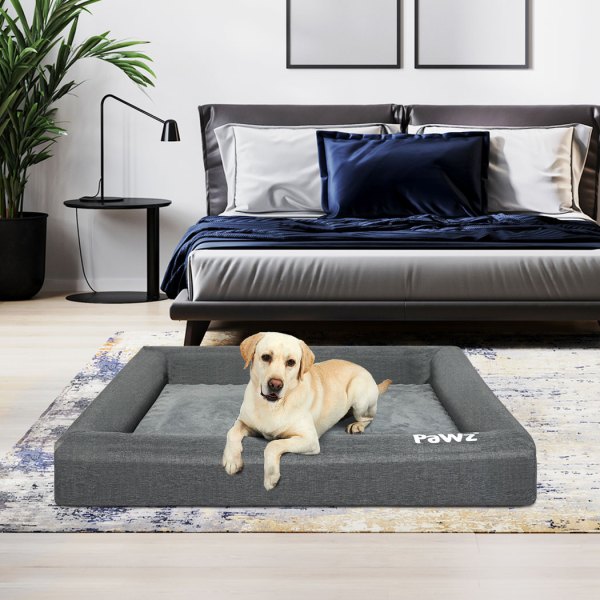pawz memory foam pet bed calming dog xl x large pawz memory foam pet bed calming dog xl x large