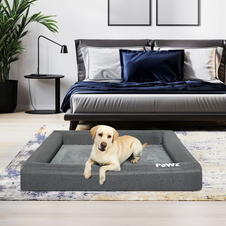 pawz memory foam pet bed calming dog xl x large pawz memory foam pet bed calming dog xl x large