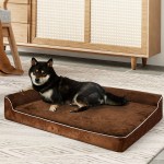 pawz orthopedic dog bed l coffee pawz orthopedic dog bed l coffee