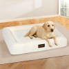 pawz xl size orthopedic dog bed with corduroy removable cover waterproof washable beige pawz xl size orthopedic dog bed with corduroy removable cover waterproof washable beige