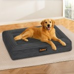 pawz xl size orthopedic dog bed with corduroy removable cover waterproof washable grey pawz xl size orthopedic dog bed with corduroy removable cover waterproof washable grey