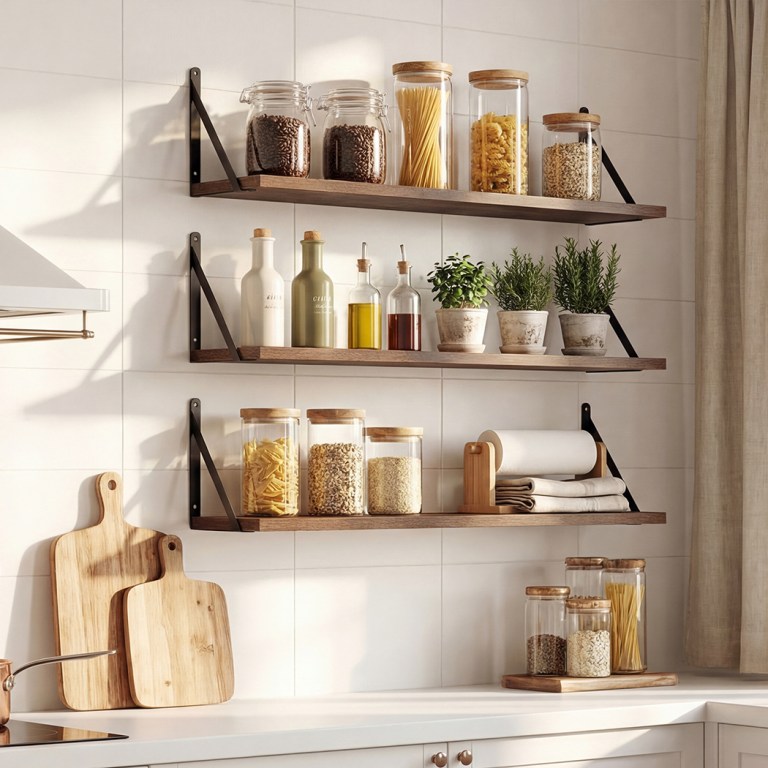 levede floating shelves 3 pcs wall mounted rustic storage display rack bedroom levede floating shelves 3 pcs wall mounted rustic storage display rack bedroom
