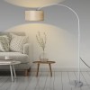 emitto modern led floor lamp reading beige emitto modern led floor lamp reading beige