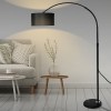 emitto modern led floor lamp reading black emitto modern led floor lamp reading black