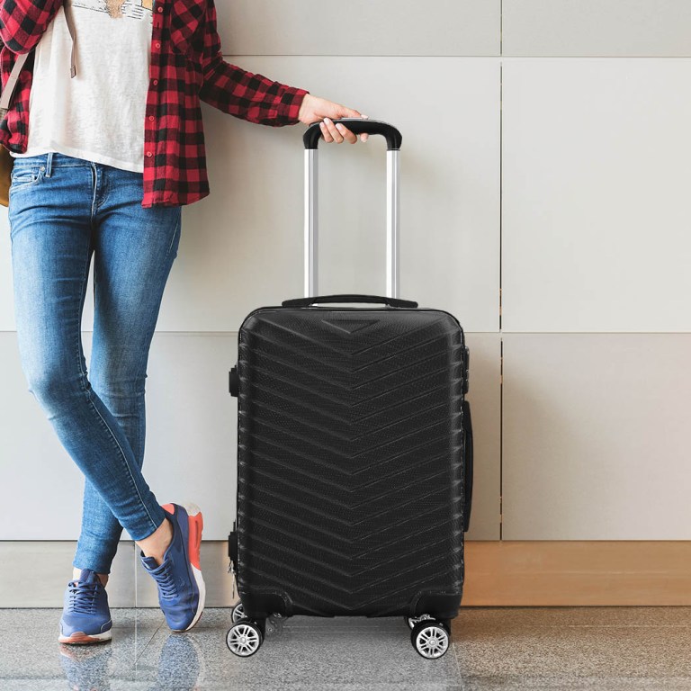 slimbridge 20" carry on travel luggage black 20 inch slimbridge 20" carry on travel luggage black 20 inch