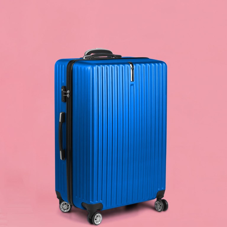 slimbridge 28" inch luggage suitcase blue 28 inch