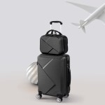 slimbridge 2pcs 20"travel luggage set black slimbridge 2pcs 20"travel luggage set black