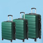 slimbridge 3pc luggage sets suitcase green slimbridge 3pc luggage sets suitcase green