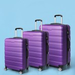 slimbridge 3pc luggage sets suitcase purple slimbridge 3pc luggage sets suitcase purple