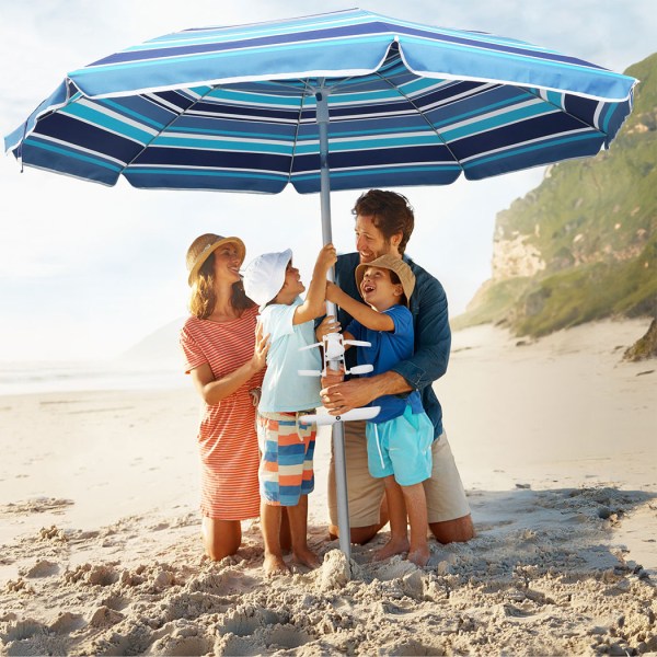 mountview 2m outdoor beach umbrellas sand blue mountview 2m outdoor beach umbrellas sand blue
