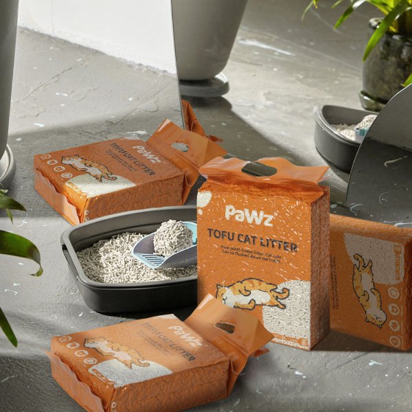 pawz 2.5kg tofu cat litter clumping natural pawz 2.5kg tofu cat litter clumping natural