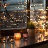 52m 500led string solar powered fairy