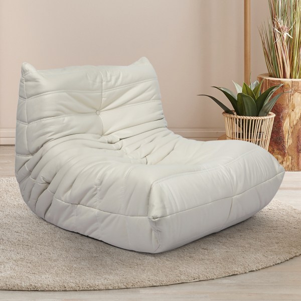 levede floor chair caterpillar sofa beige