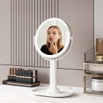 yezi 10x magnifying makeup mirror with led light