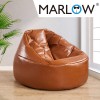 marlow bean bag chair cover pu couch tan marlow bean bag chair cover pu couch tan