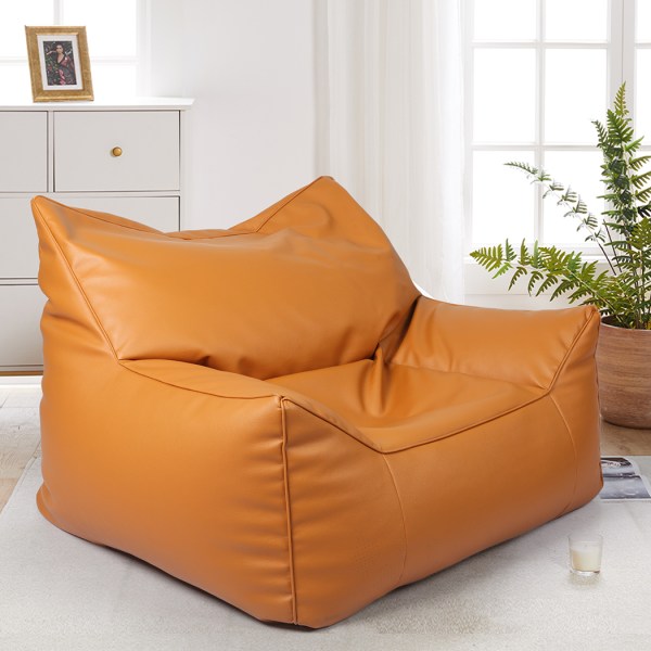 marlow bean bag chair cover pu indoor brown