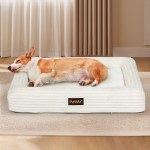 pawz l size orthopedic dog bed with corduroy removable cover waterproof washable beige pawz l size orthopedic dog bed with corduroy removable cover waterproof washable beige