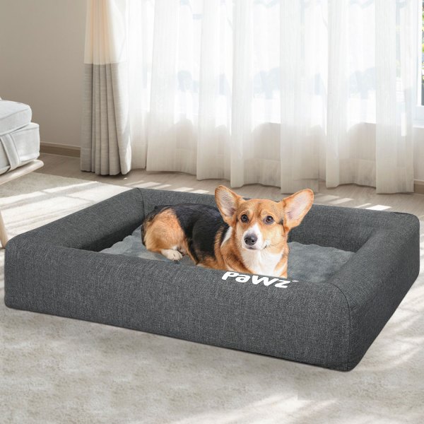 pawz memory foam pet bed calming dog m medium pawz memory foam pet bed calming dog m medium