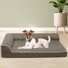 pawz orthopedic dog bed l coffee