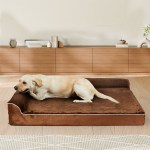 pawz orthopedic dog bed xxl coffee