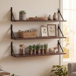 levede floating shelves 3 pcs wall mounted rustic storage display rack bedroom levede floating shelves 3 pcs wall mounted rustic storage display rack bedroom