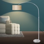 emitto modern led floor lamp reading beige